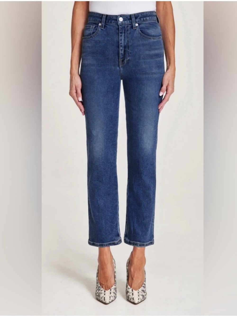 Le Jean Sabine Ankle Straight Size 30